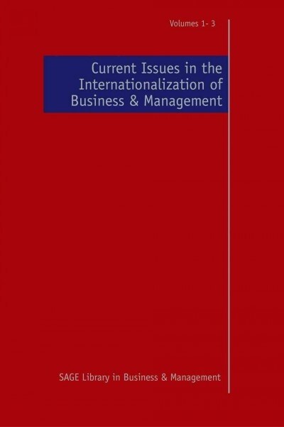 Current Issues in the Internationalization of Business & Management (Hardcover)